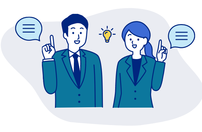 先輩のイメージイラスト